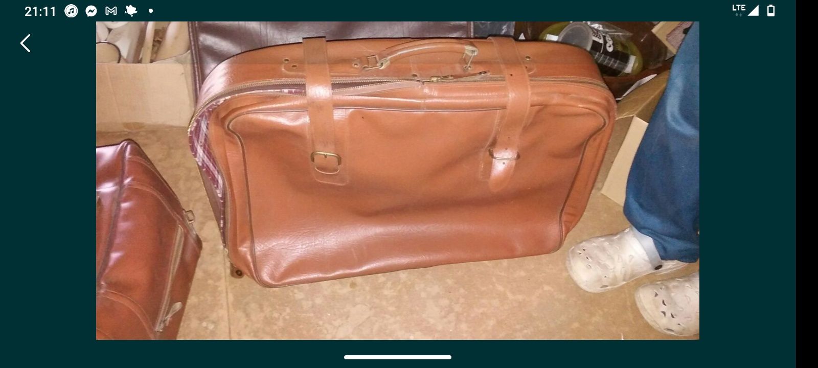 Stare walizki, torby podróżne, starocie 3 szt. antyk prl