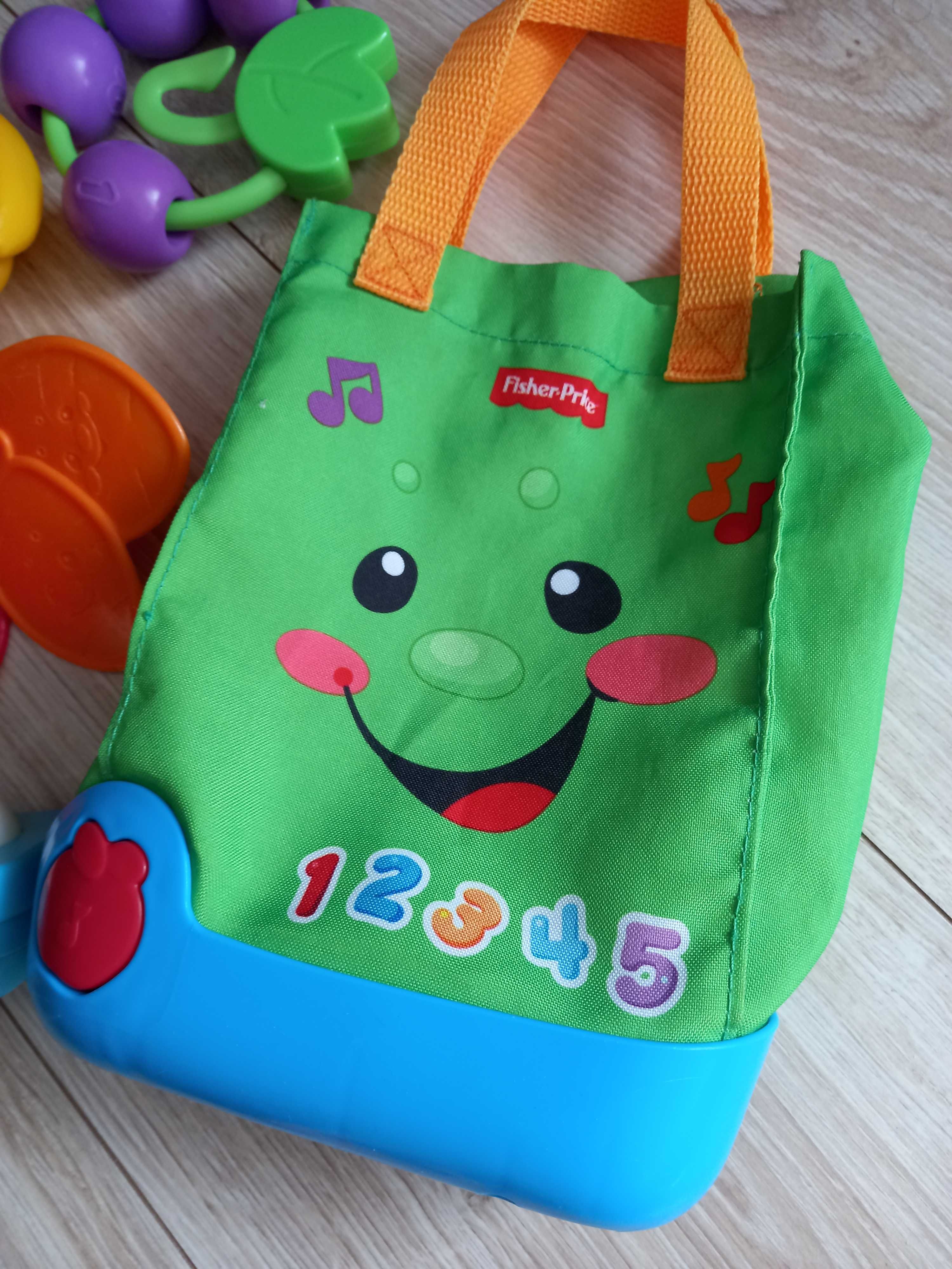 Śpiewająca torba na zakupy Fisher Price, zabawka interaktywna