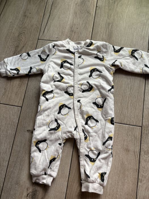 Бавовняний ромпер комбінезон стьобаний теплий 6-9 м 74 см