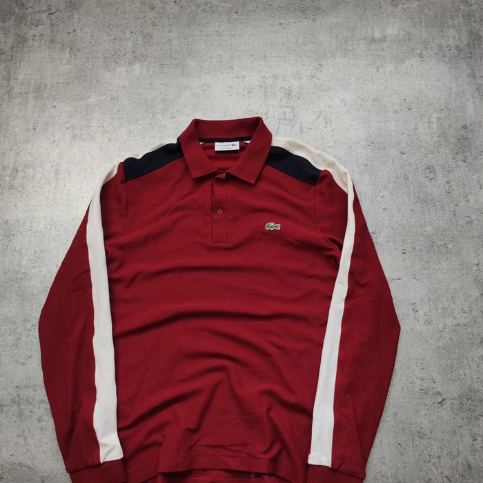 MĘSKA Koszulka Bluzka Grubsza Elegancka PREMIUM Lacoste France Polo