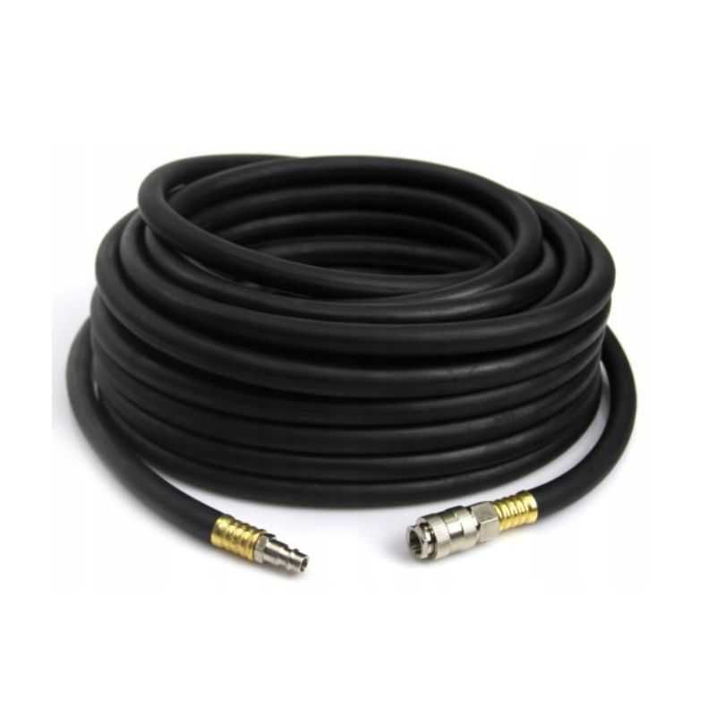 Wąż pneumatyczny zakuwany 10x17 mm 20m z szybkozłączkami KD1467 NOWY