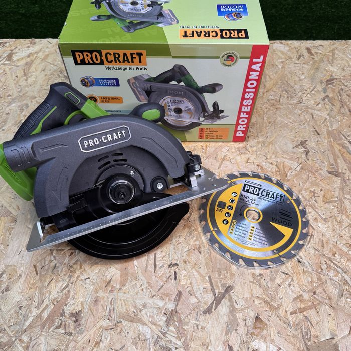 Акумуляторна циркулярна пила Procraft PCA36 185 мм