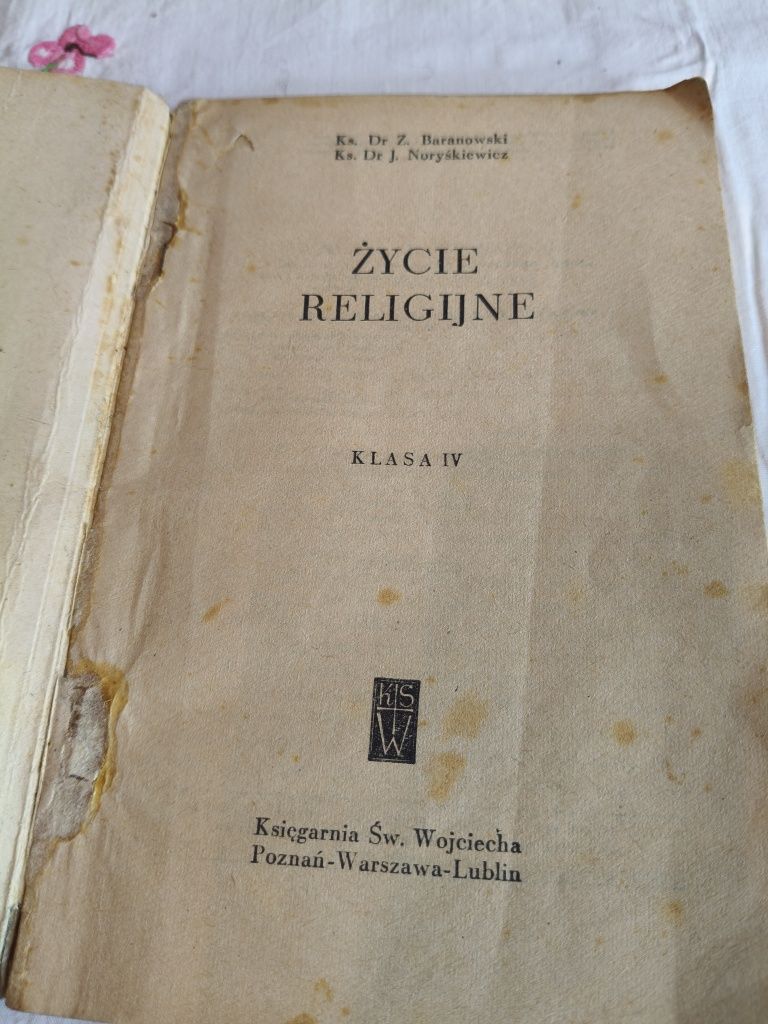 Stary podręcznik do religii życie religijne 41