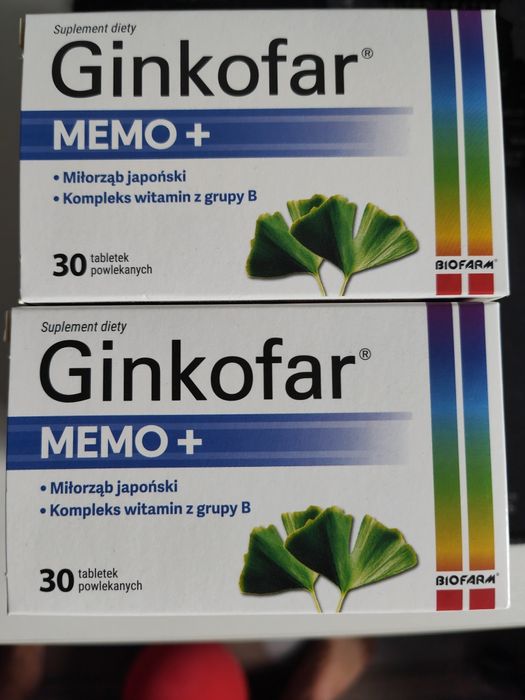 Ginkofar memo plus 6 opakowań zestaw