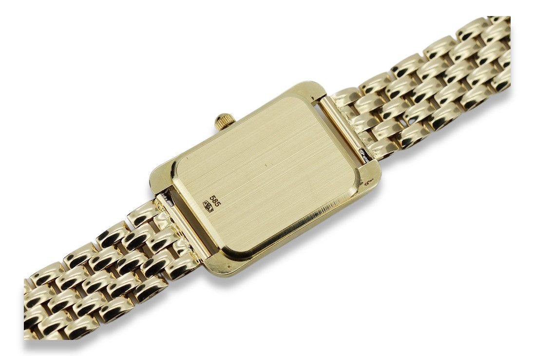 Złoty zegarek z bransoletą damską 14k Geneve lw054ydg&lbw004y Poznań