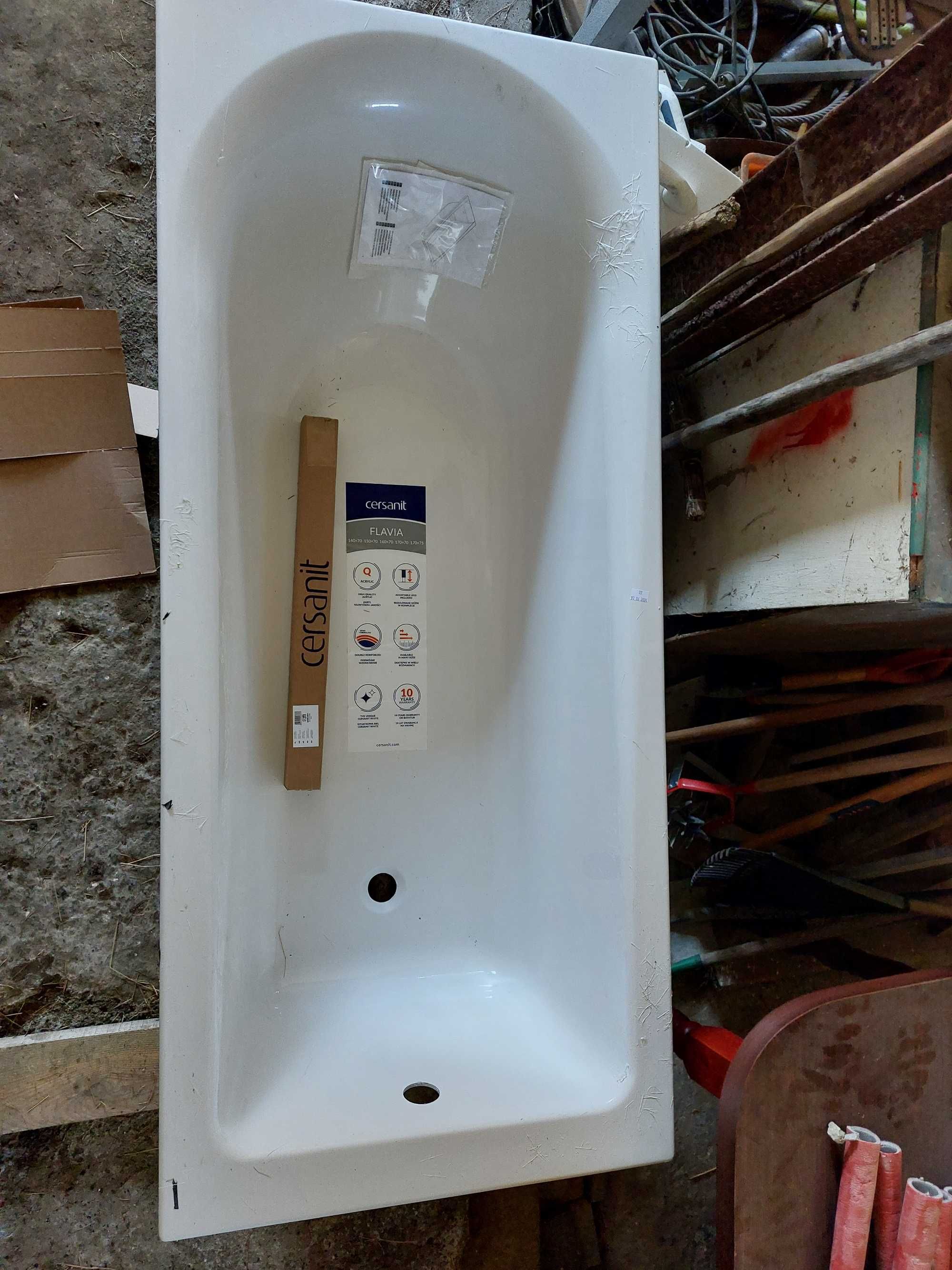 Wanna Cersanit Flavia 160×70 Nowa