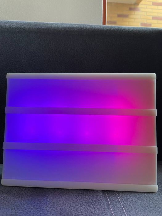 Tablica podświetlana Lightbox z literkami