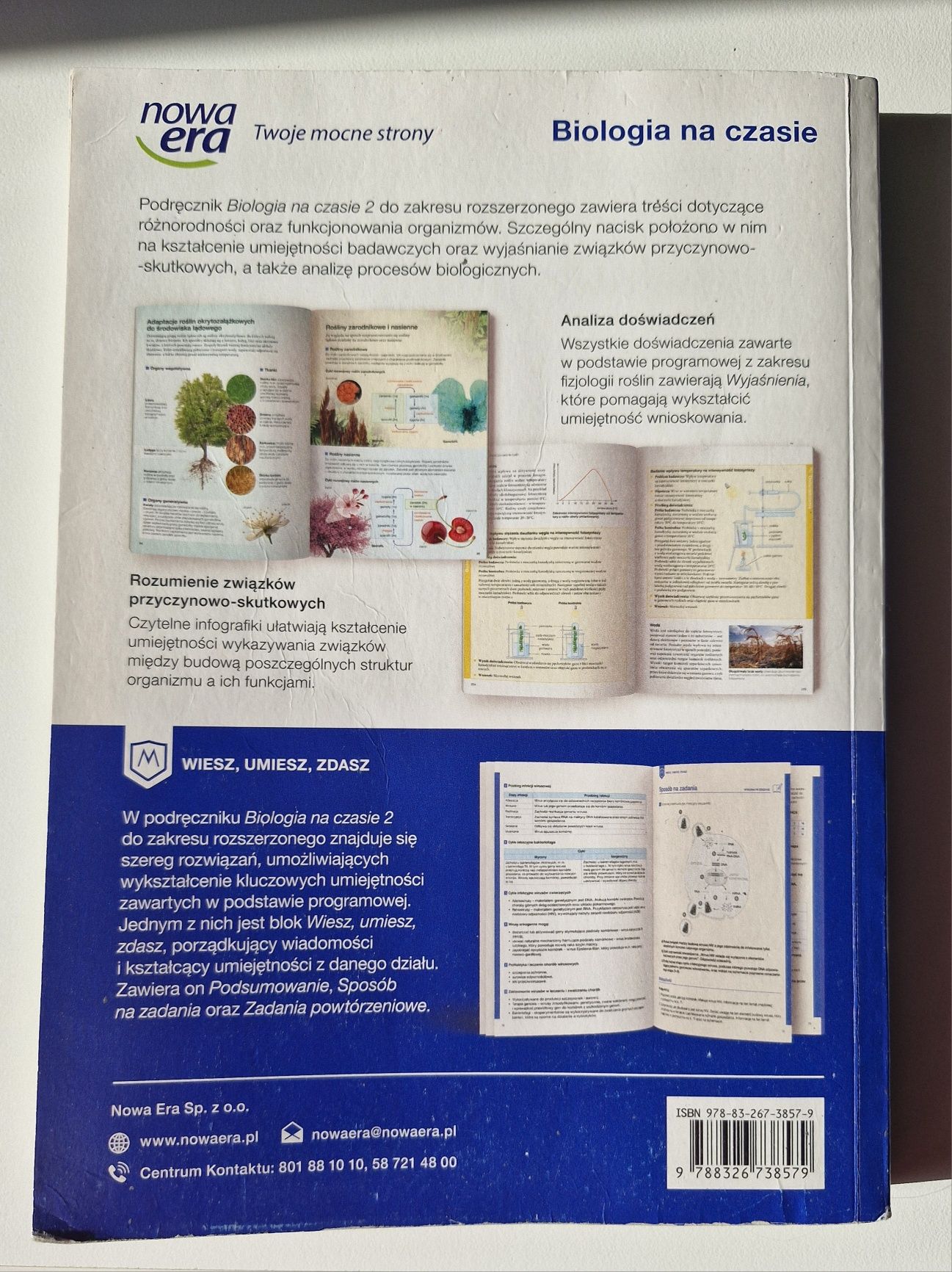 Podręcznik Biologia na czasie 2 zakres rozszerzony Nowa Era