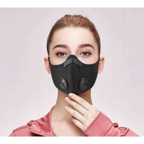 Maska filtrująca ANTYWIRUSOWA ANTYSMOGOWA + 5 filtrów węglowych