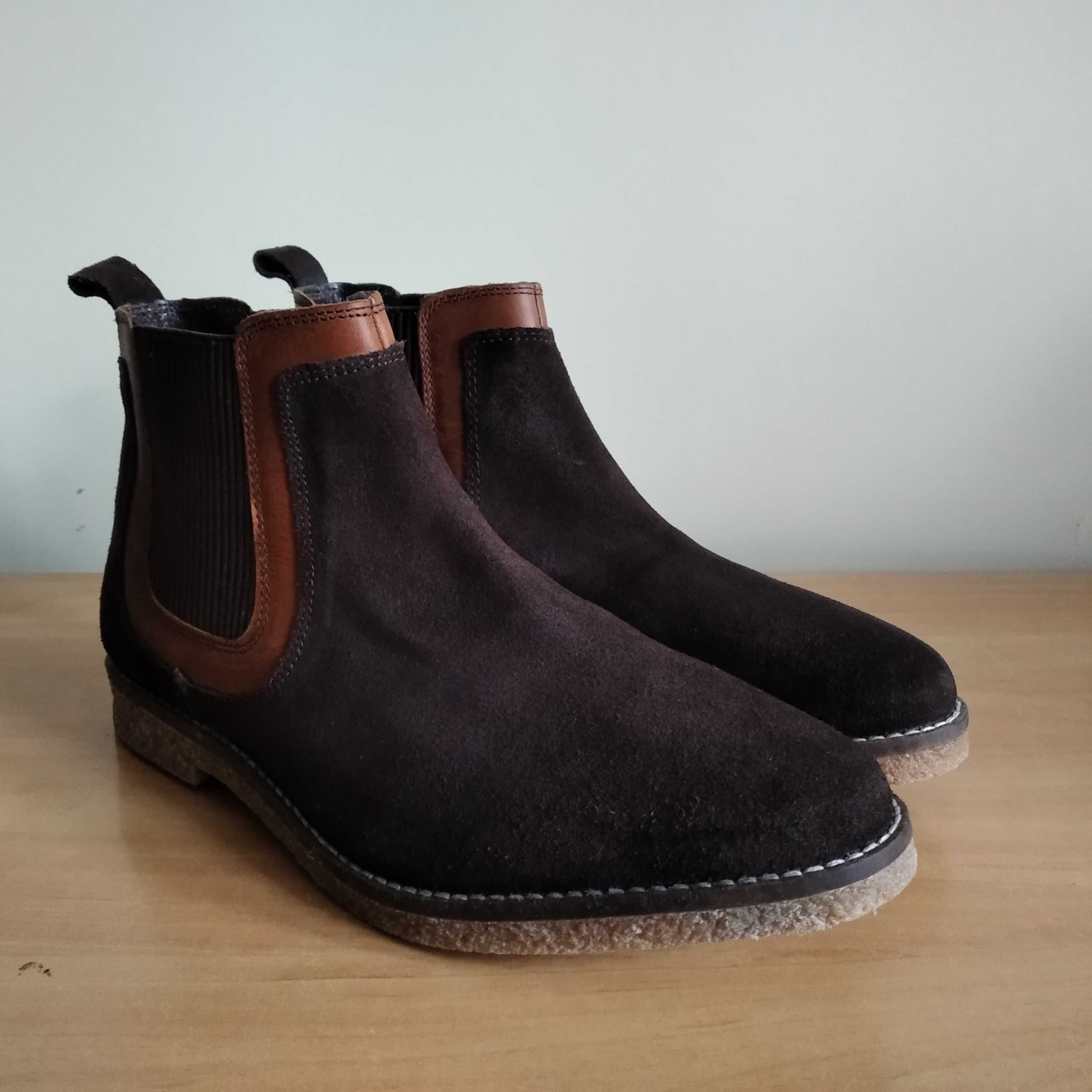 Buty męskie sztyblety chelsea boot SILVER STREET LONDON roz.eu-42
