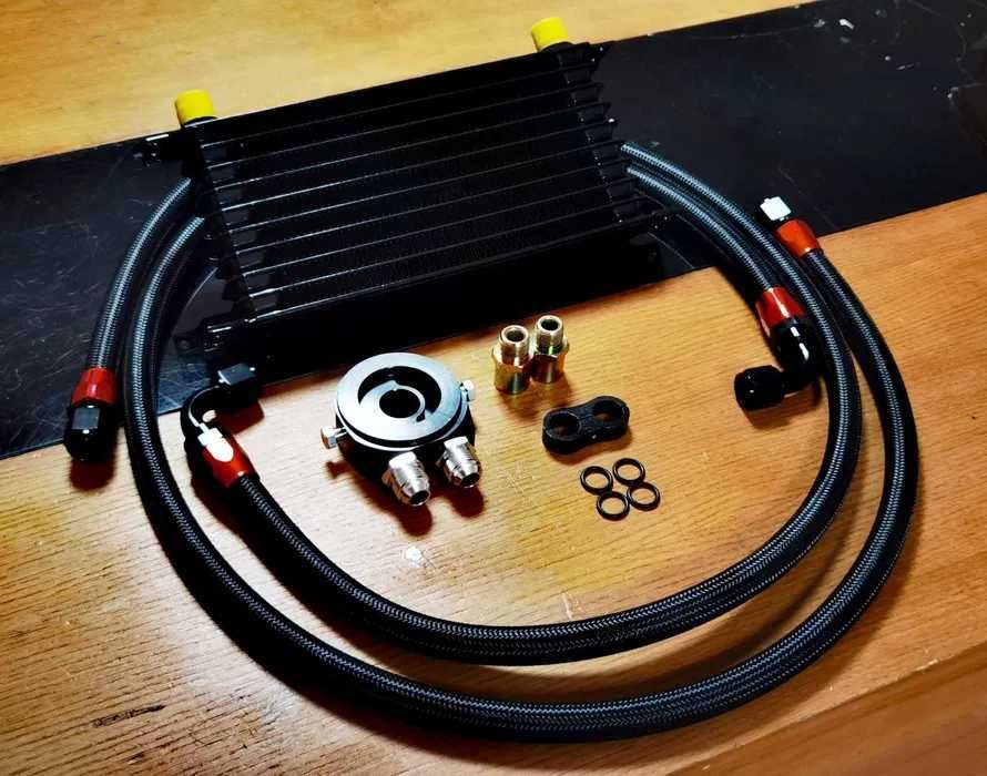 Kit Radiador 10 Linhas Refrigerar óleo motor