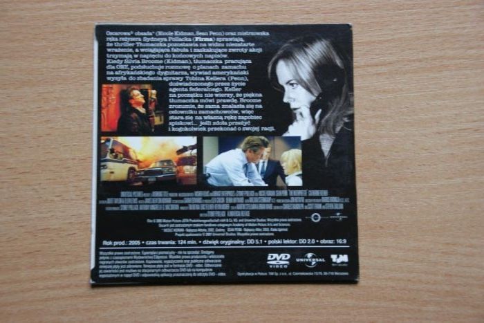 Tłumaczka Nicole Kidman Sean Penn DVD