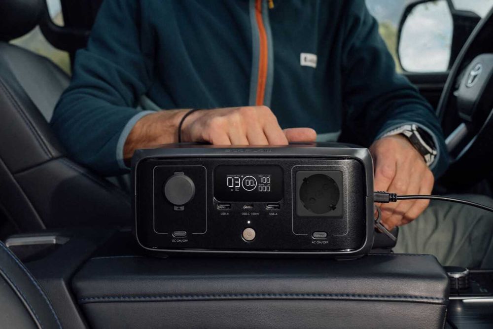 EcoFlow RIVER 3 UPS 245 Вт·ч электростанция 300/600 Вт, зарядка 1 час