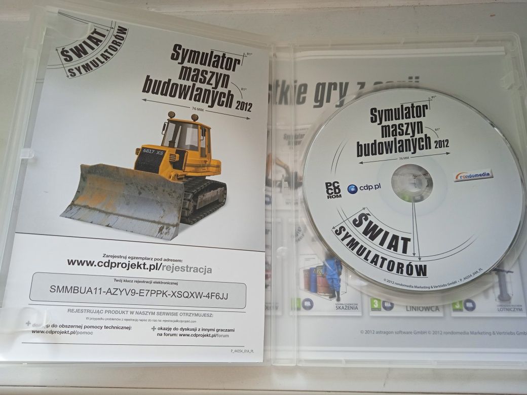 Gra PC CD Symulator maszyn budowlanych 2012