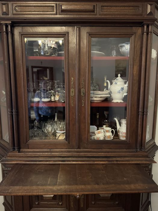 Kredens narożna - myśliwski