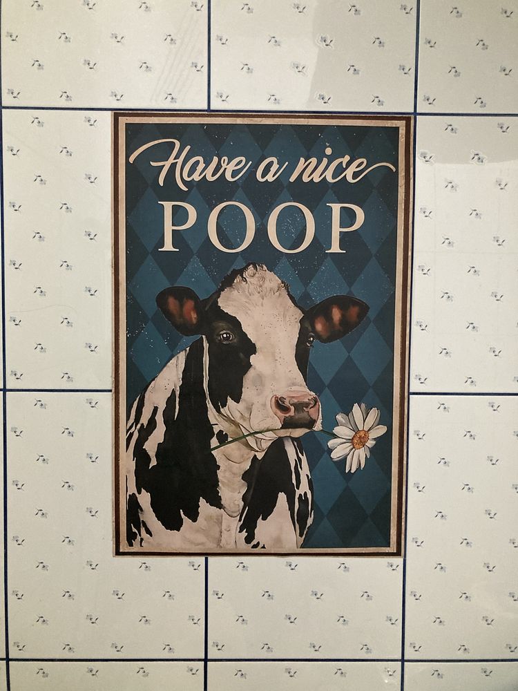 Unikalny plakat łazienkowy
