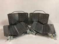 Conjunto de quatro (4) Patins/ Bases/ Suportes móveis/ rolantes
