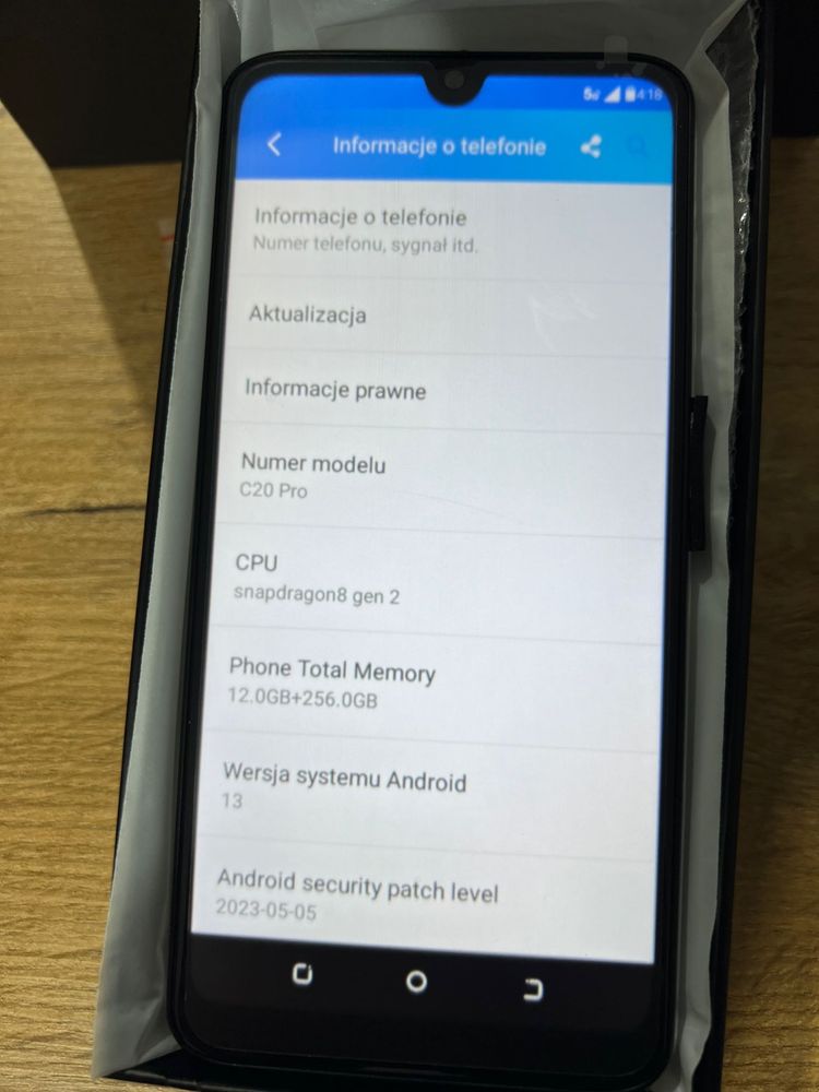 Nowy smartfon C20 pro 256GB !! 108MP