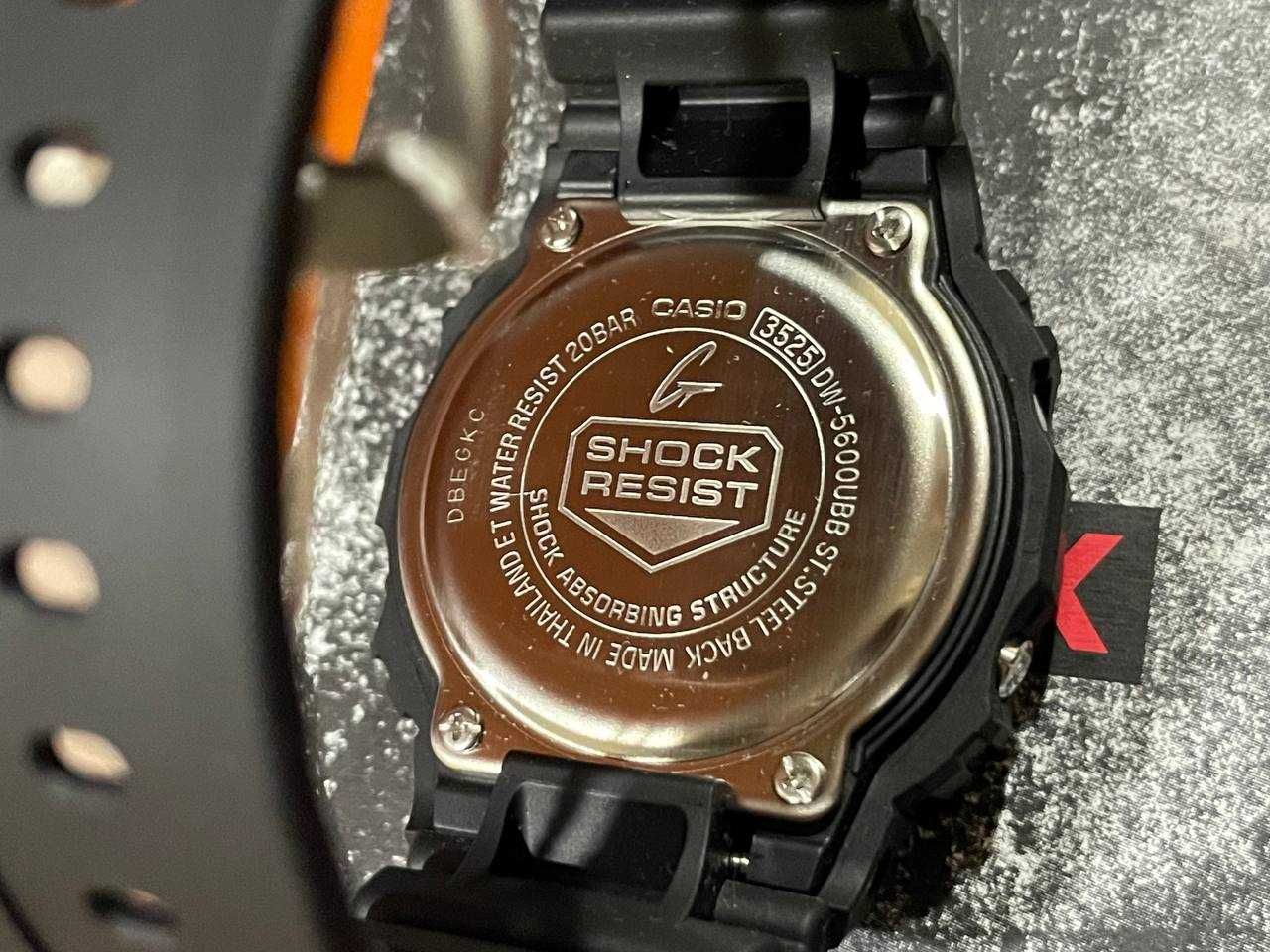 Casio G-Shock DW-5600BB-1 чоловічий годинник оригінал чорний Часы