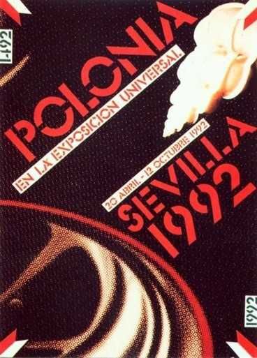 Plakat Polski R. Cieślewicz, Wystawa Sevilla, 1992 - Kolekcja