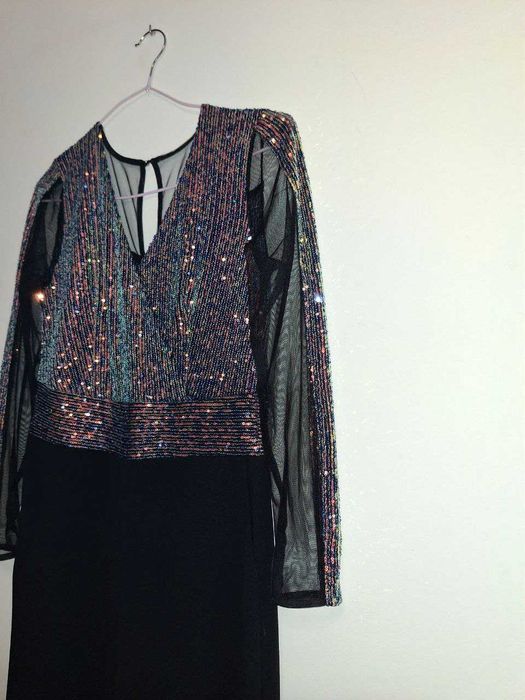 Комбінезон з паєтками,  вечірній брючный