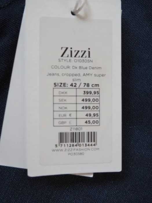 Zizzi_jeansy strech super slim_rozmiar 42