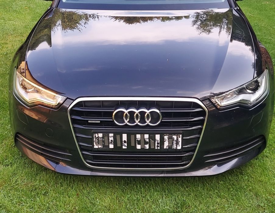 Audi A6 C7 Kompletny przód LZ9Y pas przedni zderzak maska lampy