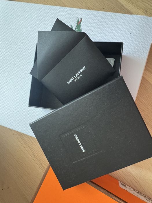 коробки пильник lacoste / saint laurent / hermes