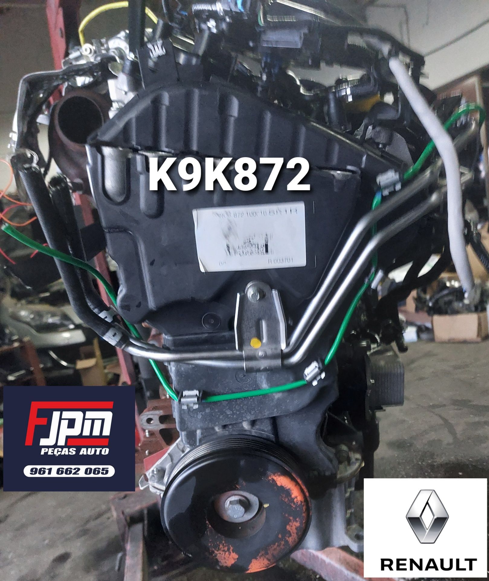 Motor  1.5 dci 2020 ref k9ku872