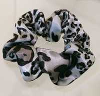 Eko gumka scrunchie handmade Panterka