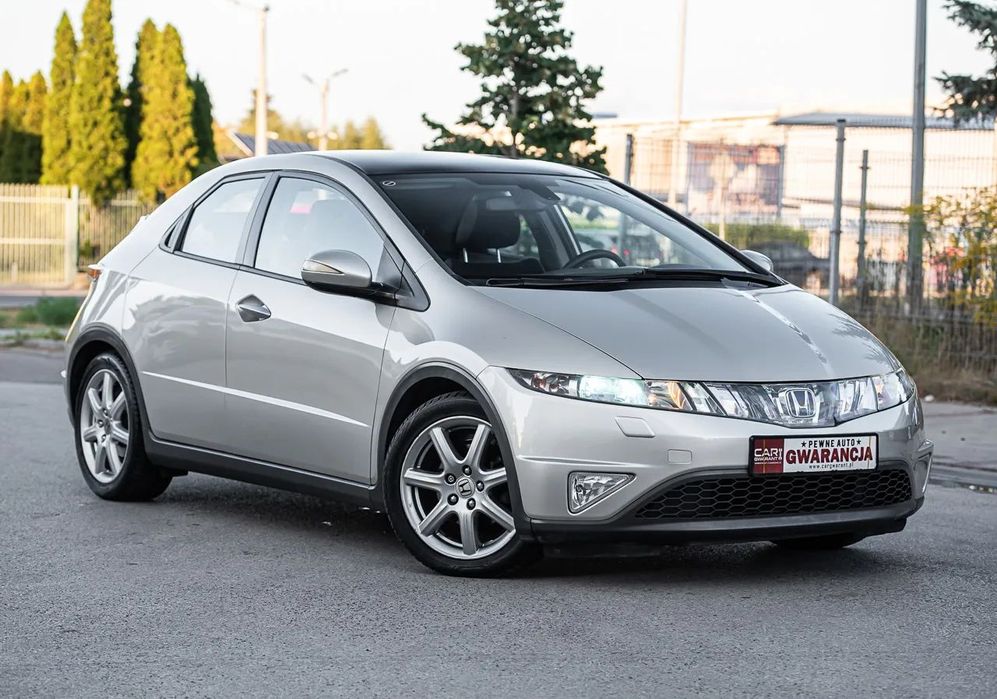 Honda Civic CIVIC 1.8 140KM*Xenon*Navi*Pog.fotele*PDC*Serwis*Super Stan*