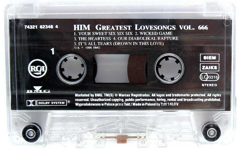 Kaseta Him Greatest Lovesongs Vol. 666