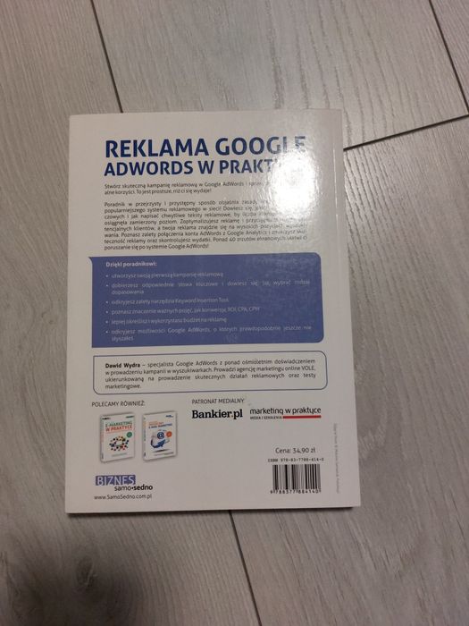Dwie książki Reklama Google AdWords i Goole AdWords skuteczna kampania
