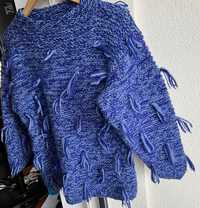 Wełniany sweter damski be fjell 36 100% wełna