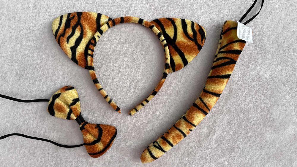 Kostium strój tygrys uszy tygryska