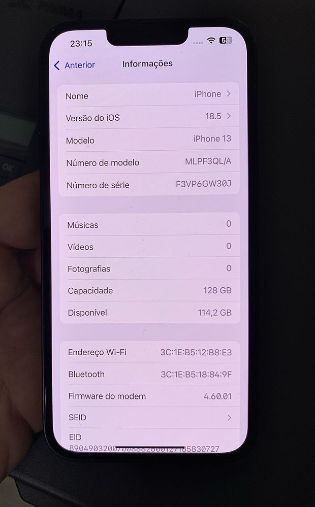 Telemovel  iphone 13 de 128gb