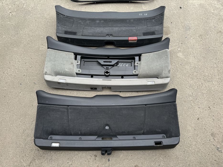 Обшивка ляди Audi a6 c6 карта кришки багажника ауді а6 с6 накладка