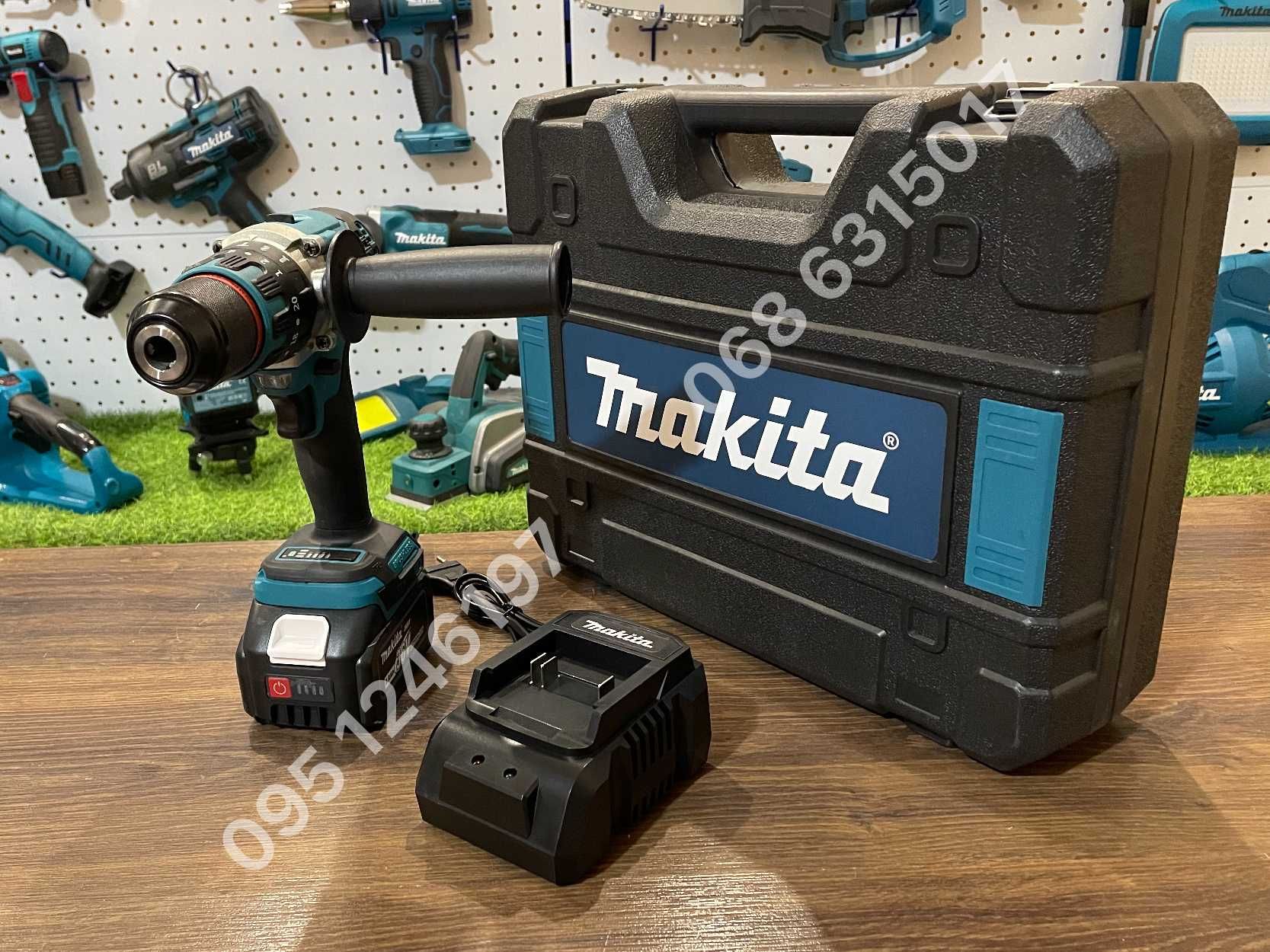 Шуруповерт аккумуляторный Makita DHP485 шурупокрут набор инструментов