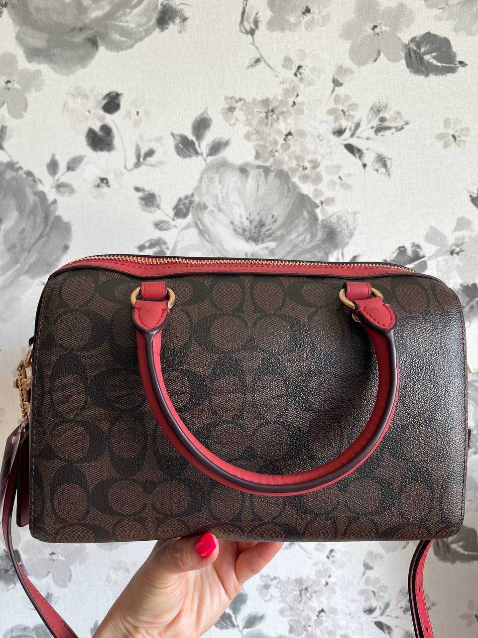 Сумка Coach Rowan Satchel In Leather