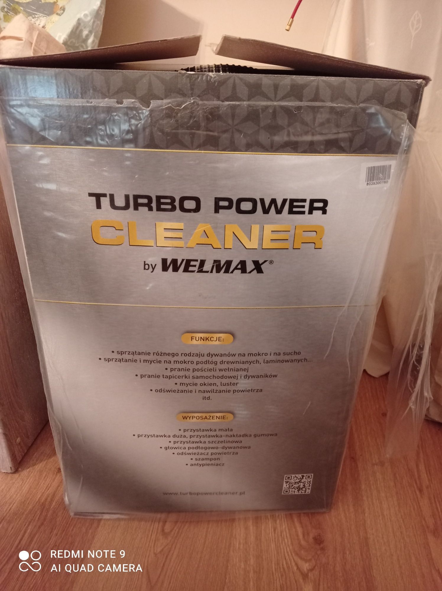 Odkurzacz piorący Turbo Cleaner by Welmax-nowy
