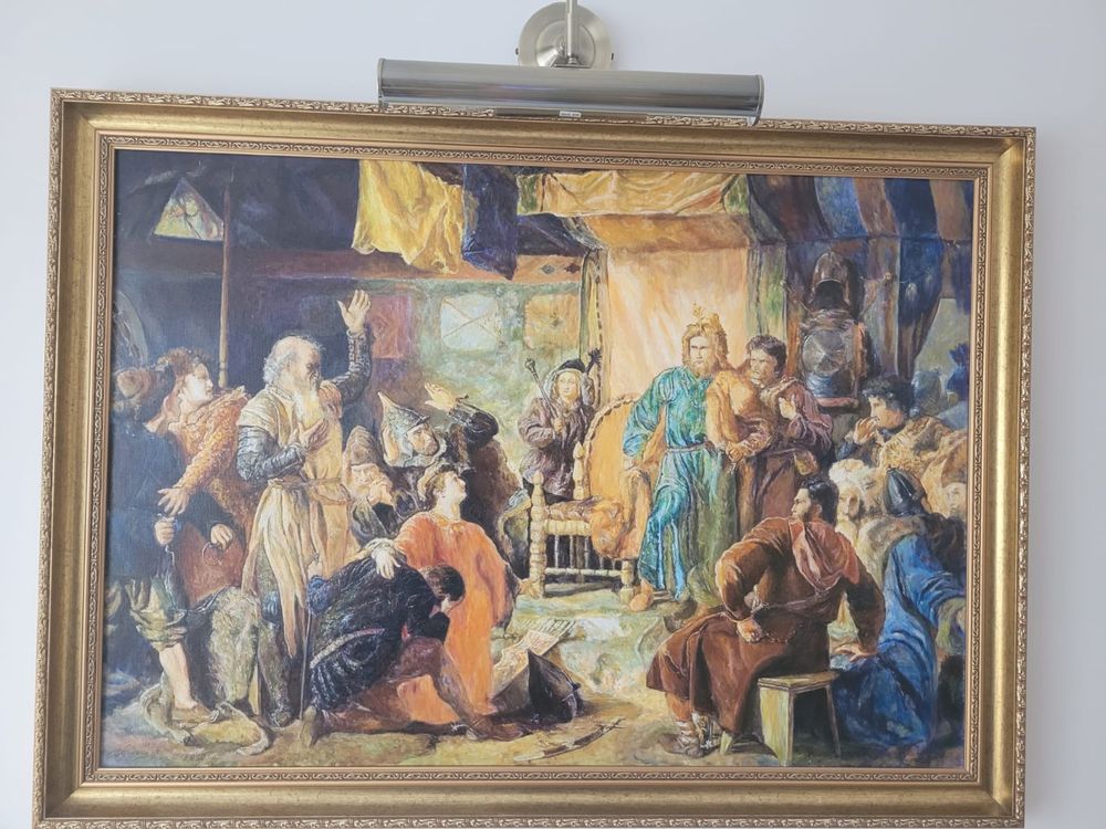 Obraz ręcznie malowany olejem na płótnie Wojciecha Giersona