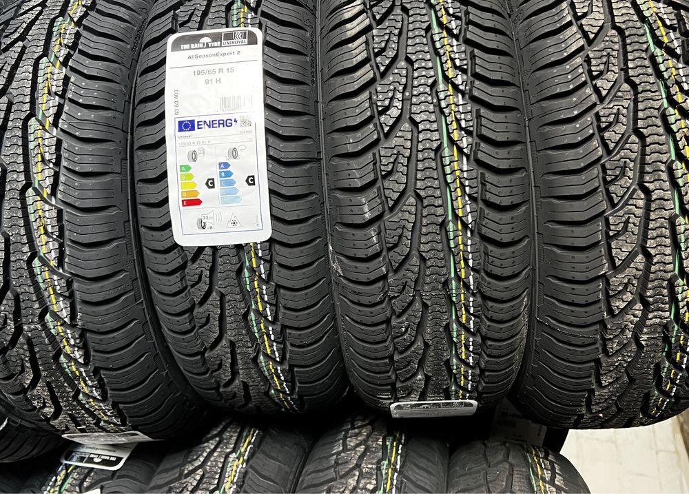 4 NOWE - opony CAŁOROCZNE Wielosezonowe - UNIROYAL SEMPERIT 195/65 R15