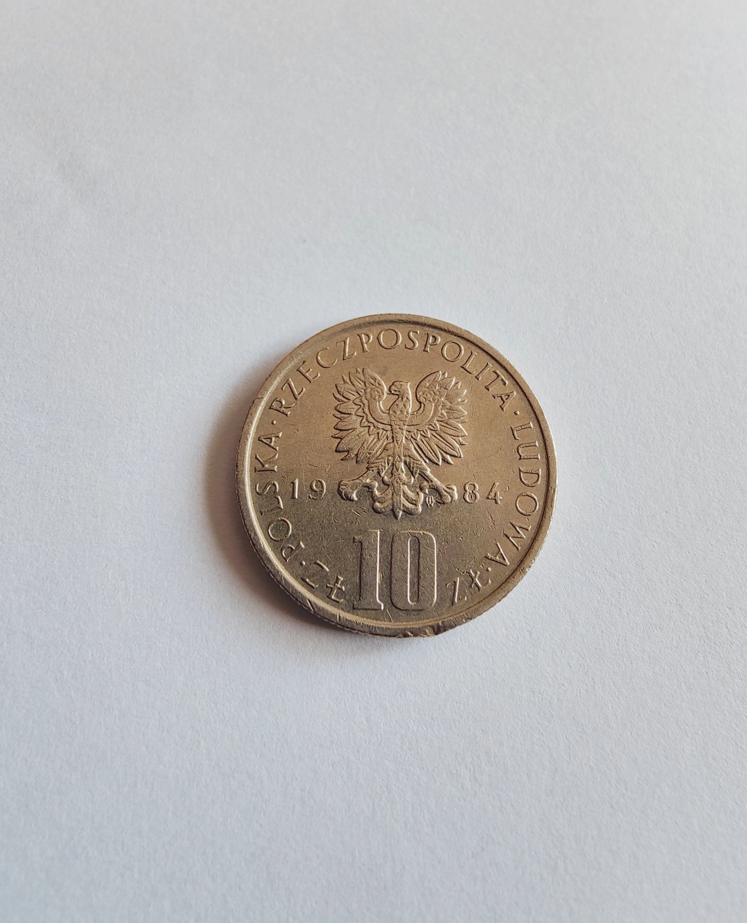 Moneta 10 zł. Bolesław Prus z 1984 r.