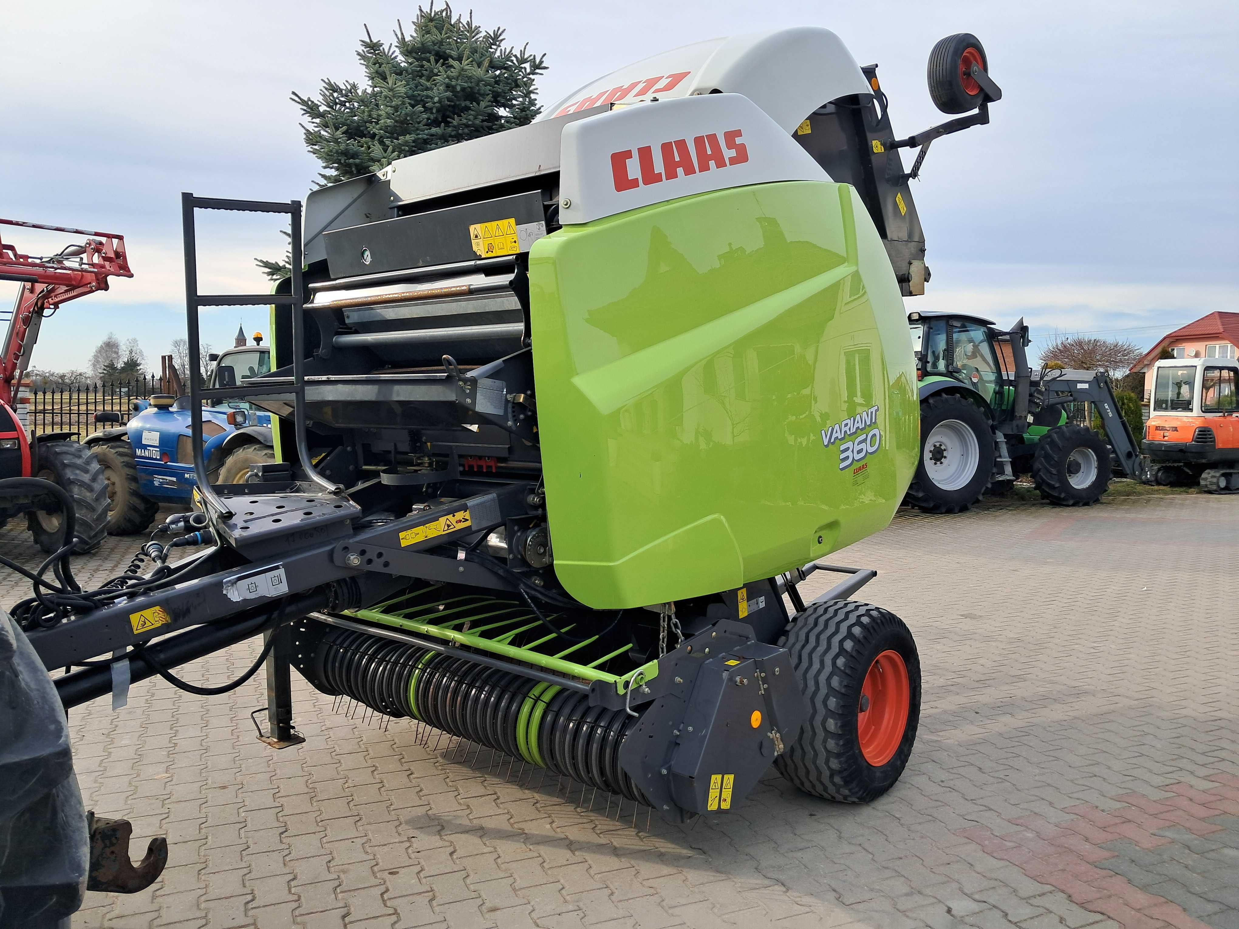 Prasa rolująca Claas Variant 360 siatka sznurek rotor jak nowa