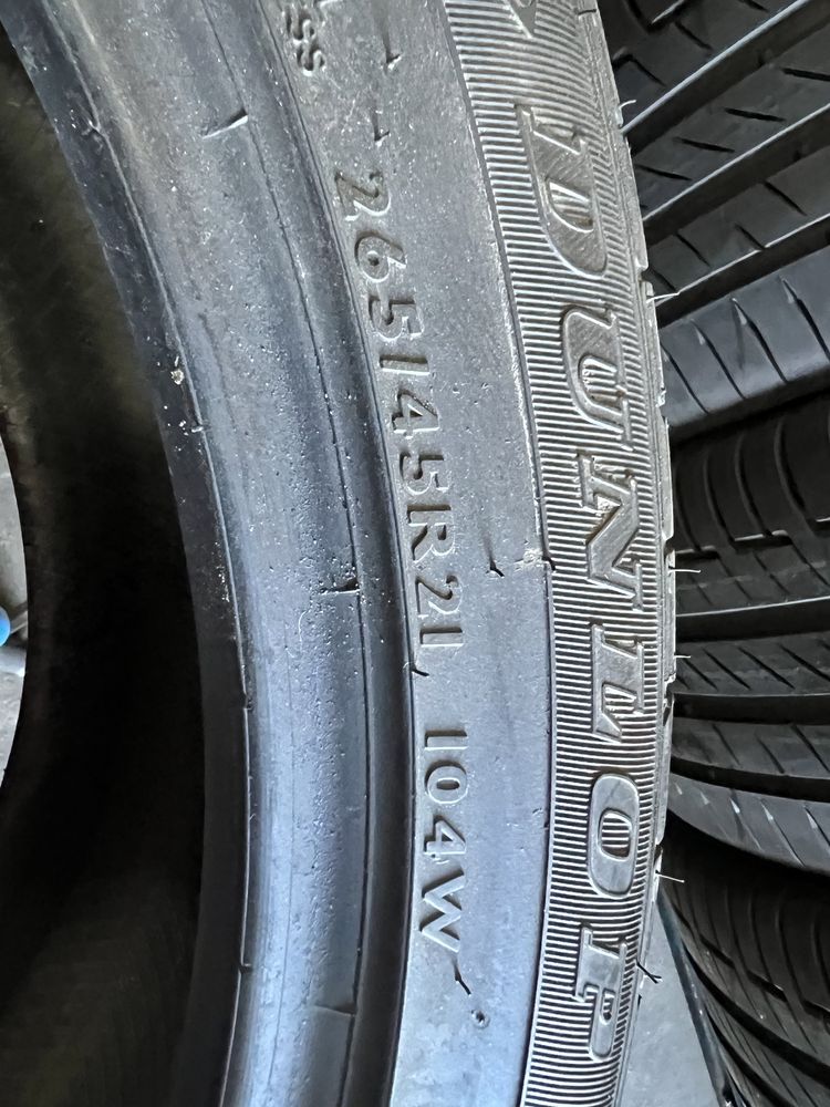 265/45/21 R21 Dunlop SP Sport 01 4шт новые