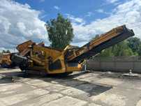 Extec E7 (Sandvik QE340)  mobilny przesiewacz, 2 pokłady, 3 frakcje, sita palczaste, Deutz
