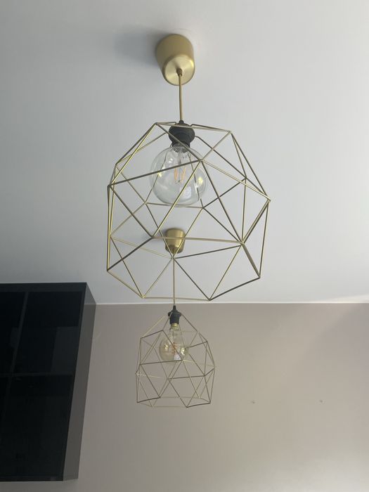 Lampy sufitowe dwie Ikea Brunsta