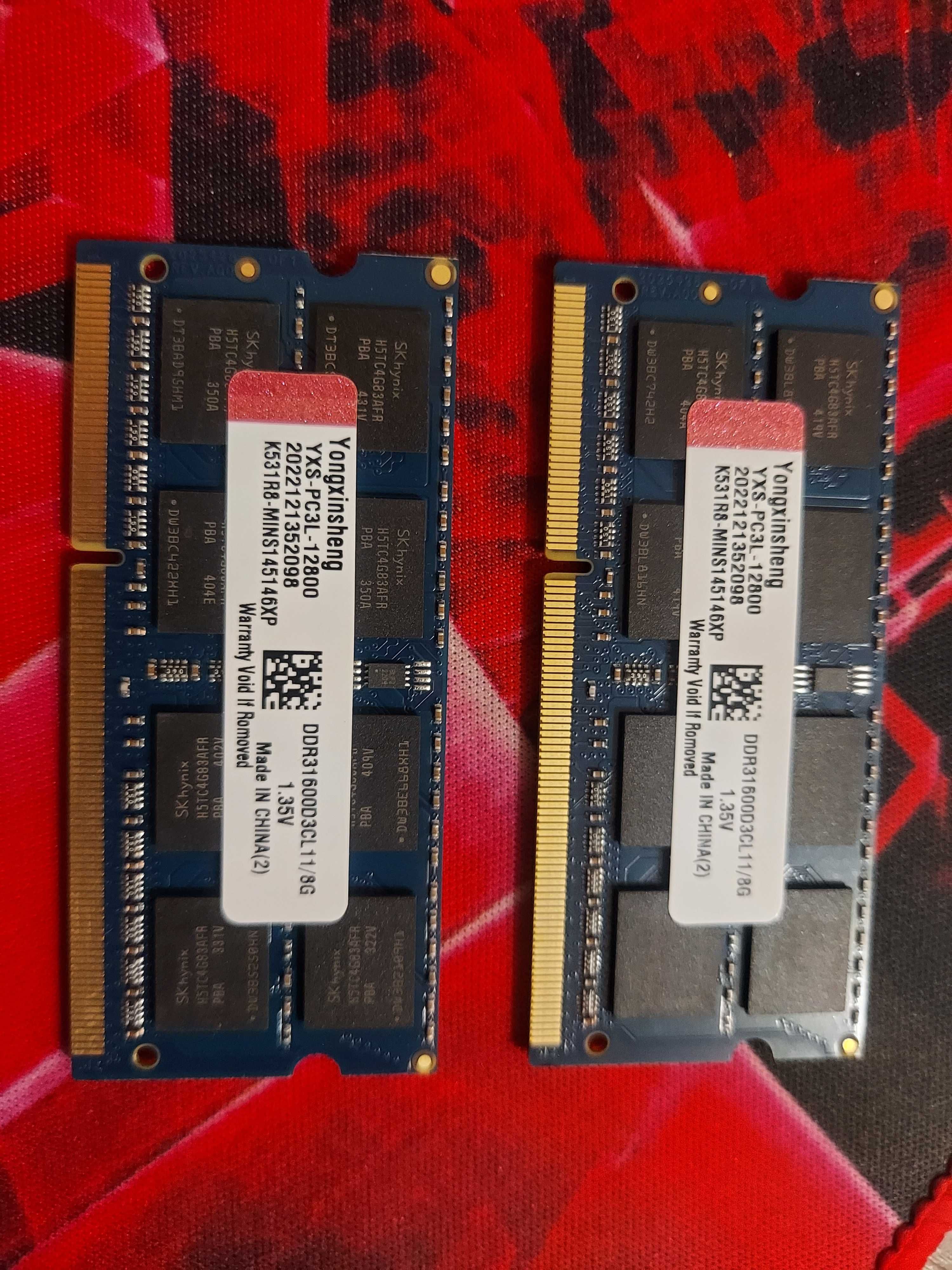 Оперативная память для ноутбука DDR3 1600 8G