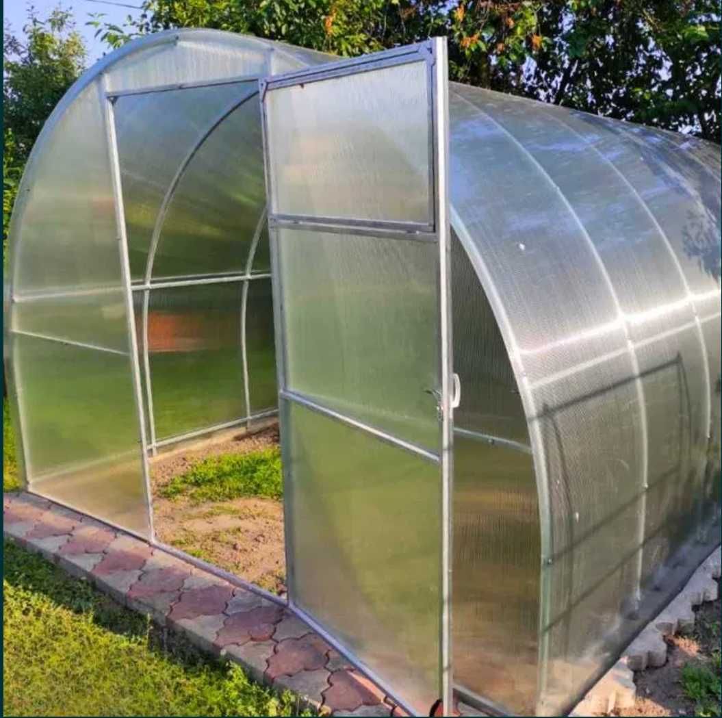Szklarnia Tunel ogrodowy 3x4 3x6 3x8 profil 20x20mm poliwęglan 4 / 6mm