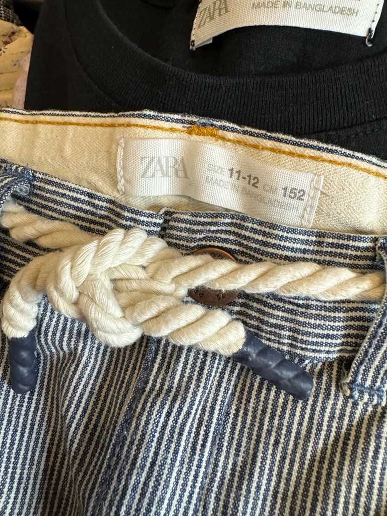 Spodnie z paskiem 152 zara